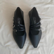Cargar imagen en el visor de la galería, Ballerinas en punta con tres correas