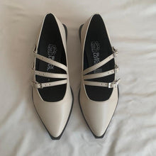 Cargar imagen en el visor de la galería, Ballerinas en punta con tres correas