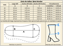 Cargar imagen en el visor de la galería, Bota bicolor negro