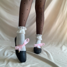 Cargar imagen en el visor de la galería, Ballerinas con listón rosa