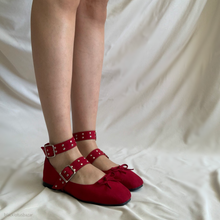 Cargar imagen en el visor de la galería, Ballerinas con estoperoles y moño