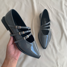Cargar imagen en el visor de la galería, Ballerinas en punta con tres correas