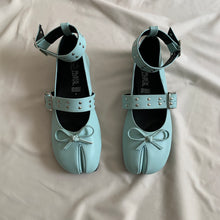 Cargar imagen en el visor de la galería, *PAR ÚNICO* Ballerinas azul aguamarina talla 24