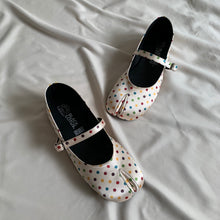 Cargar imagen en el visor de la galería, Ballerinas punta dividida con correa *Edición aniversario polka*