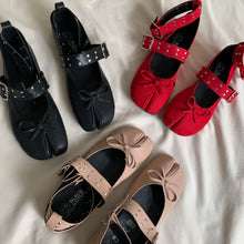 Cargar imagen en el visor de la galería, Ballerinas punta dividida con estoperoles