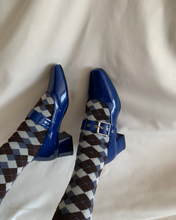 Cargar imagen en el visor de la galería, Mary janes azul charol