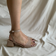 Cargar imagen en el visor de la galería, Sandalias nude de tacón *LIQUIDACIÓN*
