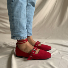 Cargar imagen en el visor de la galería, Ballerinas con cintas y correas