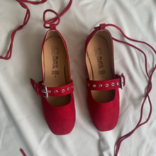 Cargar imagen en el visor de la galería, Ballerinas con cintas y correas
