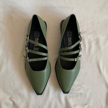 Cargar imagen en el visor de la galería, Ballerinas en punta con tres correas
