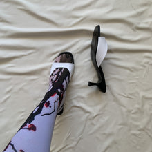 Cargar imagen en el visor de la galería, Sandalias kitten blancas una tira
