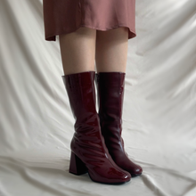 Cargar imagen en el visor de la galería, Bota bicolor tinto