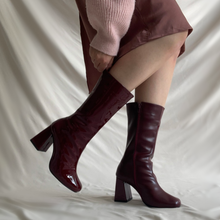 Cargar imagen en el visor de la galería, Bota bicolor tinto