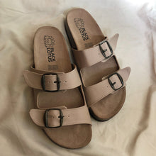 Cargar imagen en el visor de la galería, Sandalias de corcho doble hebilla