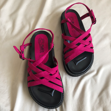 Cargar imagen en el visor de la galería, Sandalias de tiritas intercaladas