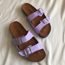 Cargar imagen en el visor de la galería, Sandalias de corcho doble hebilla