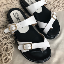 Cargar imagen en el visor de la galería, Sandalias doble hebilla cruzadas