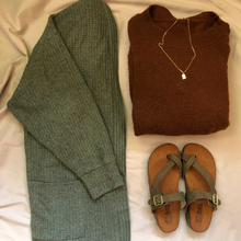 Cargar imagen en el visor de la galería, Sandalias de corcho orcapoyo cruzadas