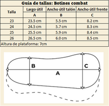 Cargar imagen en el visor de la galerÃa, Botas combat negra