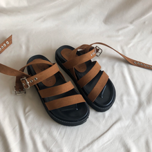 Cargar imagen en el visor de la galería, Sandalias de cuatro tiras