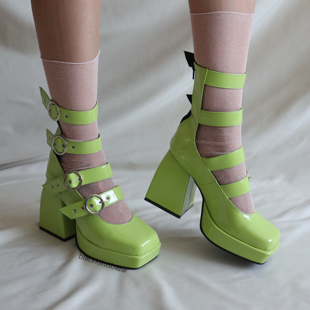 Zapatos gladiador verde (edición limitada)