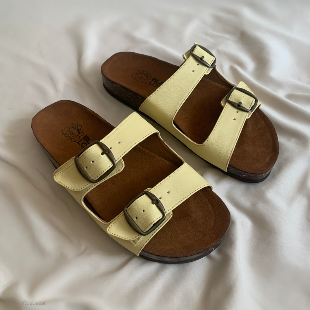 Sandalias de corcho amarillas *edición especial*