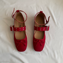 Cargar imagen en el visor de la galería, Ballerinas con estoperoles y moño

