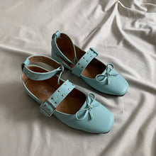 Cargar imagen en el visor de la galería, *PAR ÚNICO* Ballerinas aguamarina talla 23
