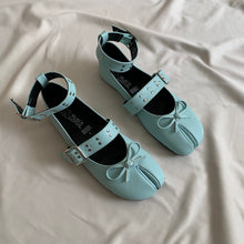 Cargar imagen en el visor de la galería, *PAR ÚNICO* Ballerinas azul aguamarina talla 24
