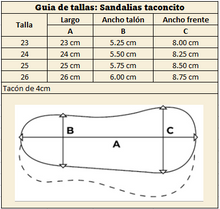 Cargar imagen en el visor de la galería, Sandalias vaquita de orcapoyo y tacón *edición limitada*
