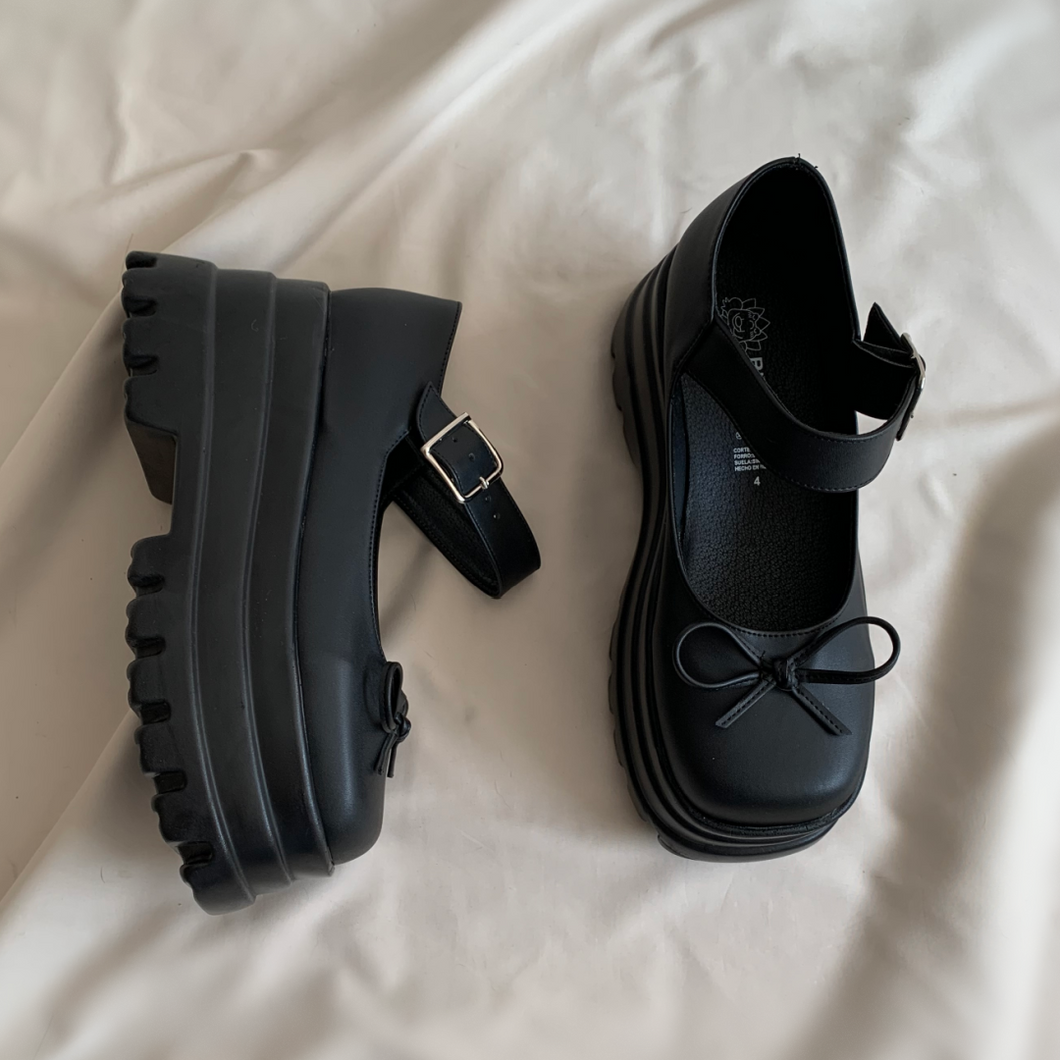 Mary janes maxi con moño