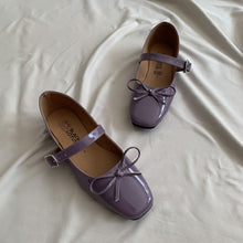 Cargar imagen en el visor de la galería, Ballerinas con moño tonos lilas *edición especial*
